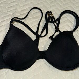 Ladies' black two-piece bikini. Victoria Secret